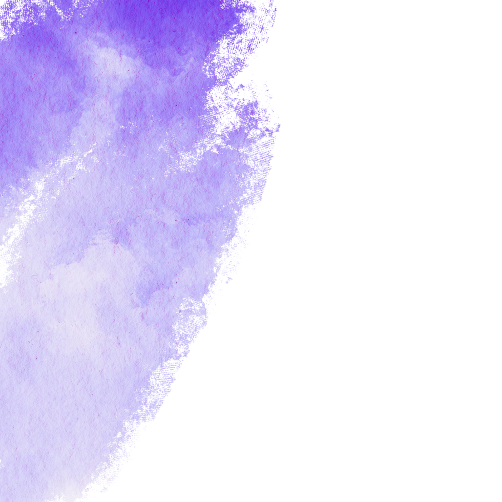 A rough Purple stroke merging gritty grunge elements with smooth watercolor gradients png