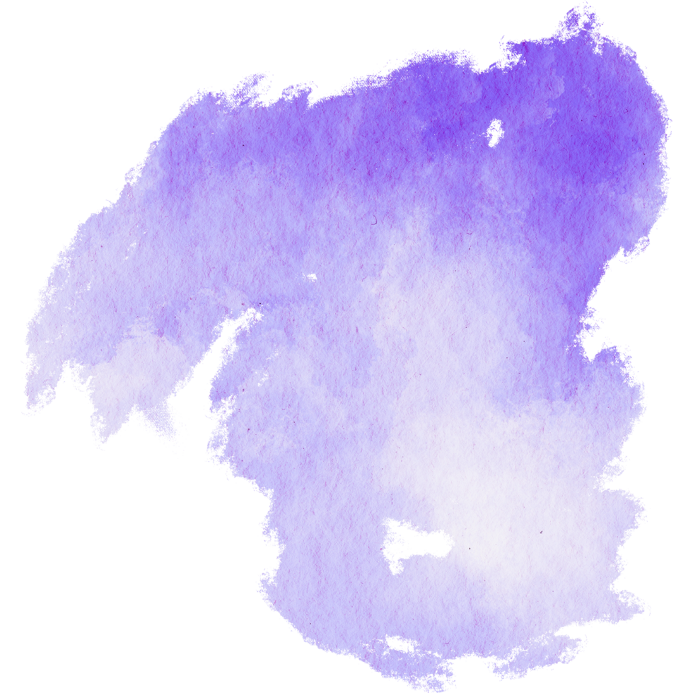 A bold Purple stroke blending gritty grunge textures with soft watercolor tones png