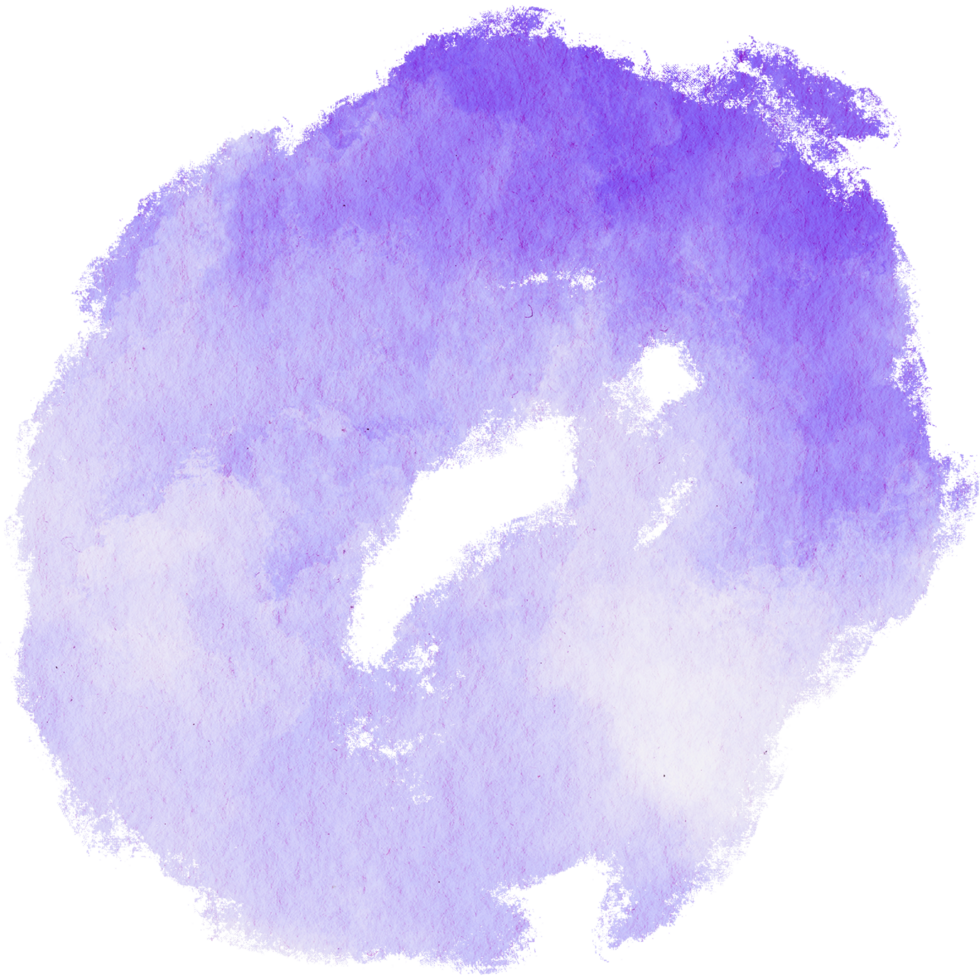 A textured Purple brush stroke merging rugged textures with smooth watercolor effects png