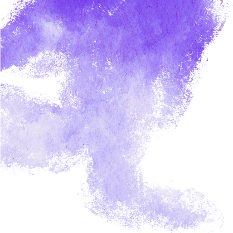 A bold Purple stroke blending distressed textures with fluid watercolor blending png