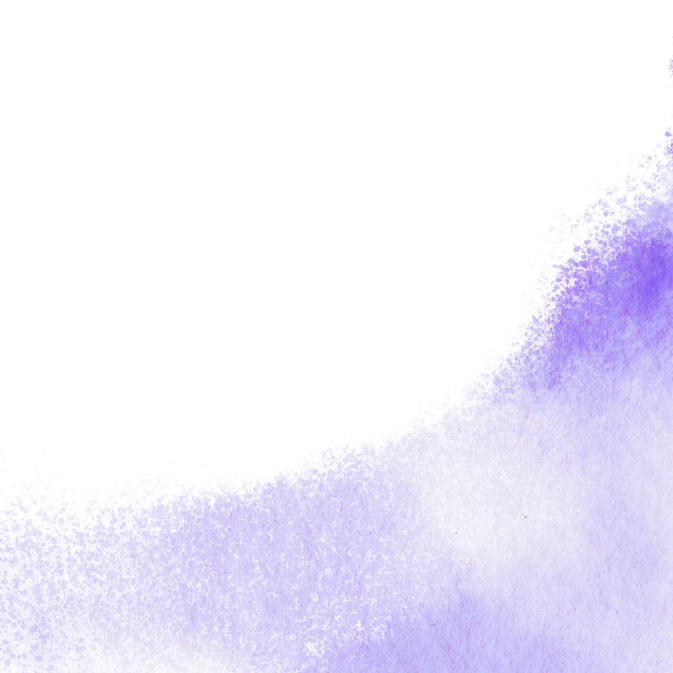 A textured Purple brush stroke merging rough textures with soft watercolor gradients png