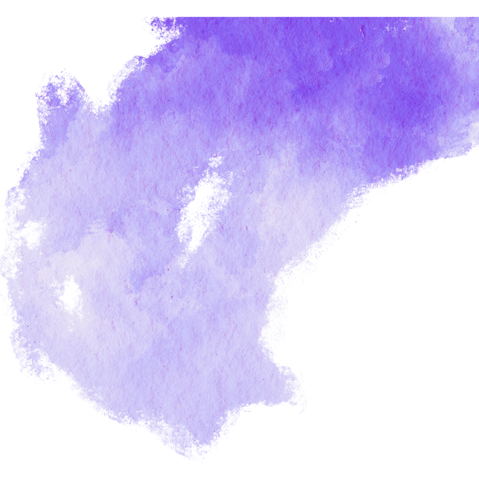Purple stroke blending rough textures with smooth watercolor fades png