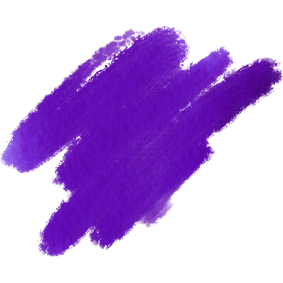 A bold Purple stroke blending rough grunge elements with soft watercolor tones png