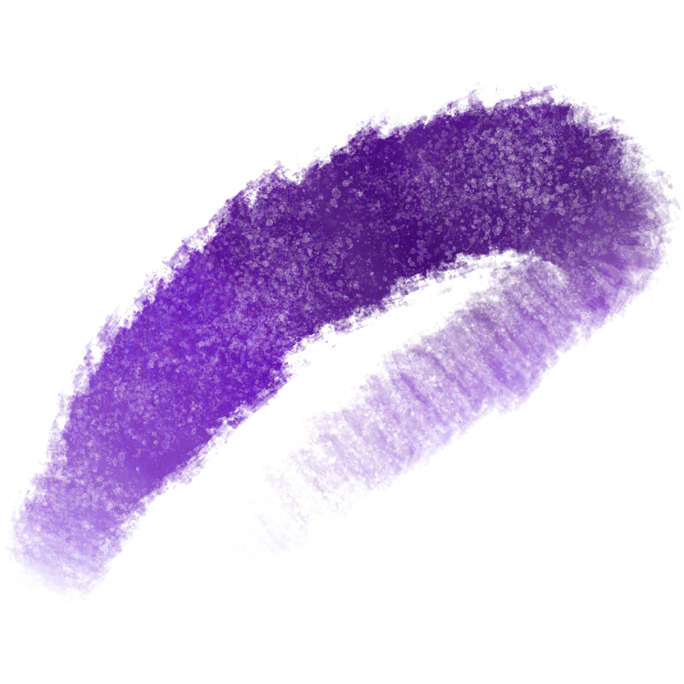 A Purple stroke with coarse grunge elements blending into soft flowing watercolor gradients png