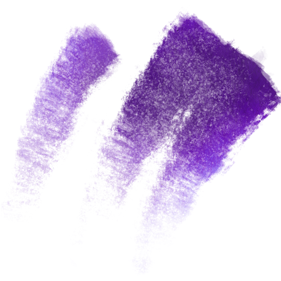 A Purple stroke with grunge elements merging with smooth watercolor washes png