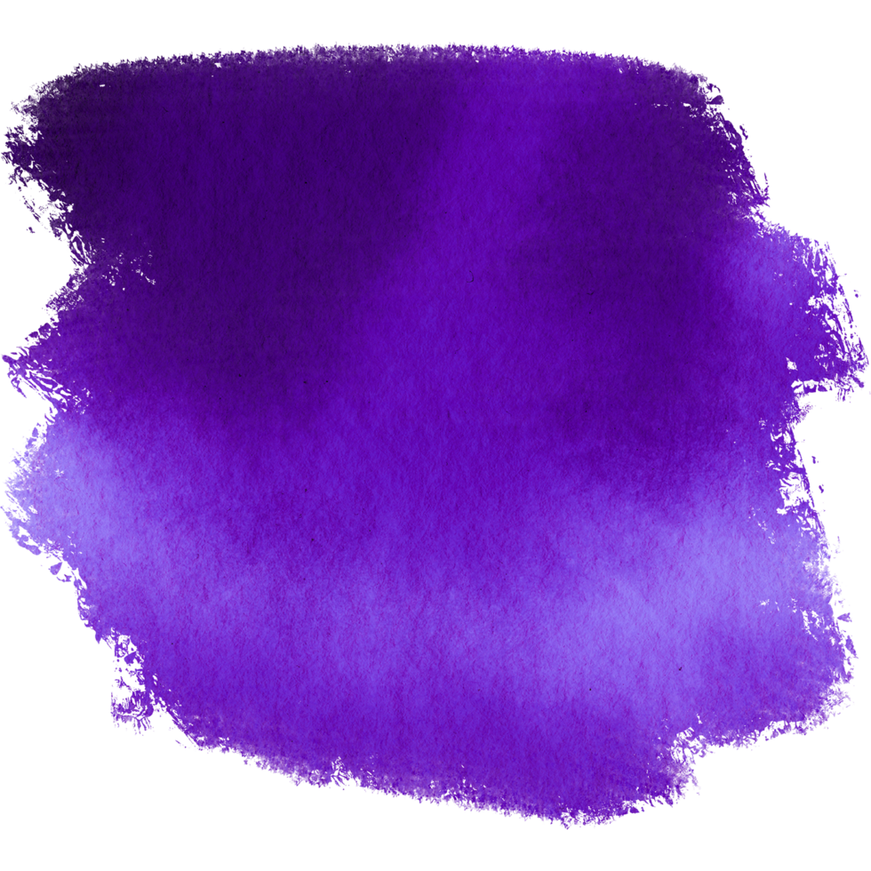 A rough edged Purple brush stroke blending grunge textures with soft watercolor effects png