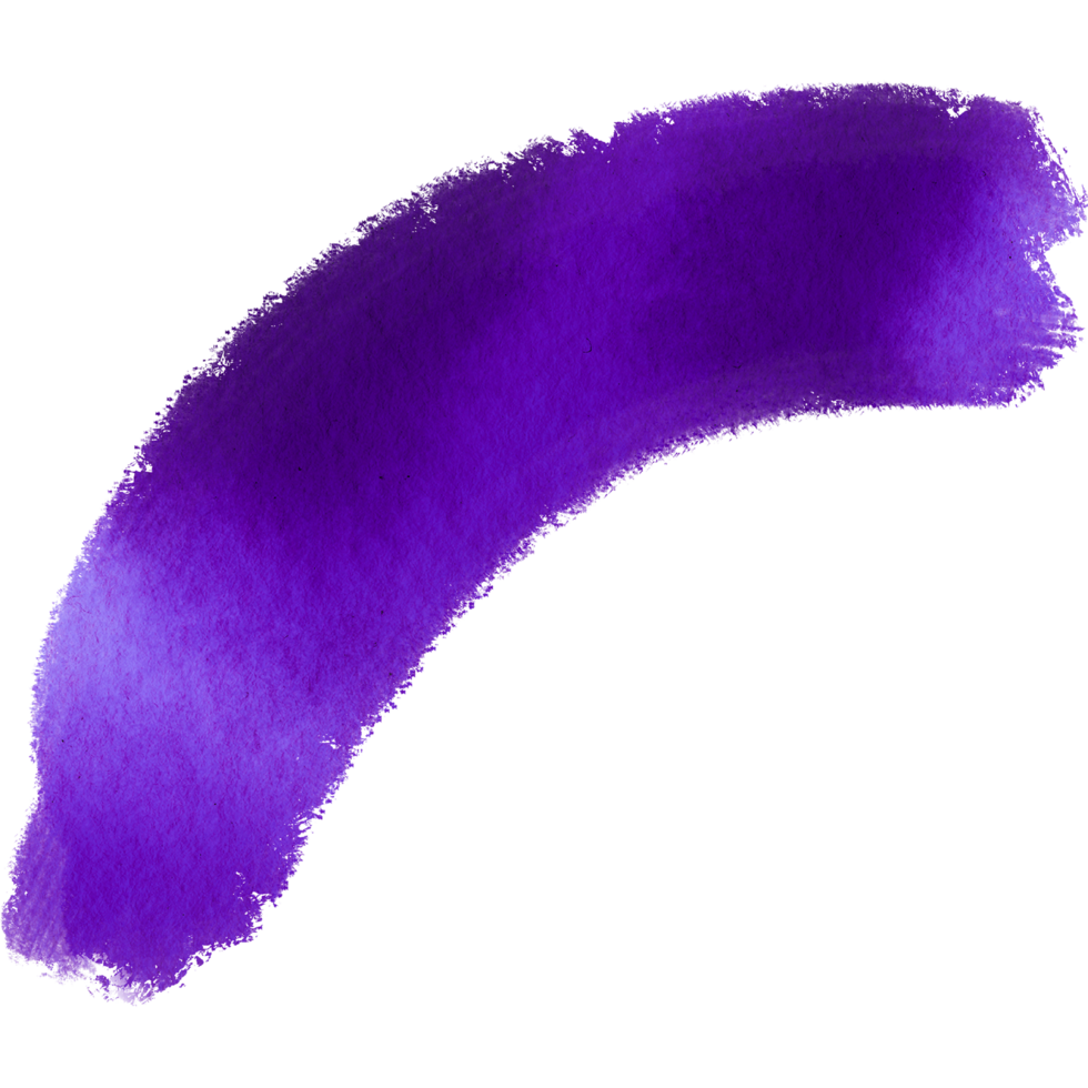 A textured Purple stroke merging gritty grunge features with smooth watercolor washes png