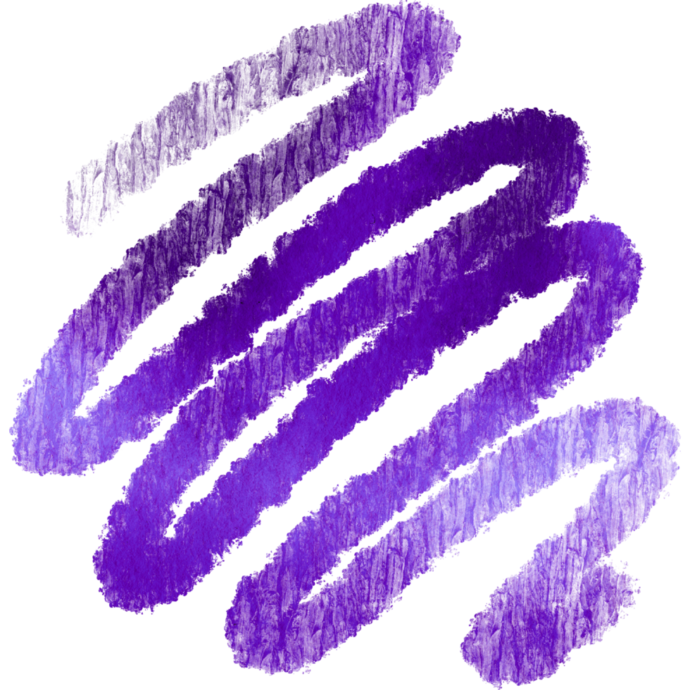 A Purple stroke with coarse grunge textures transitioning into smooth watercolor blends png