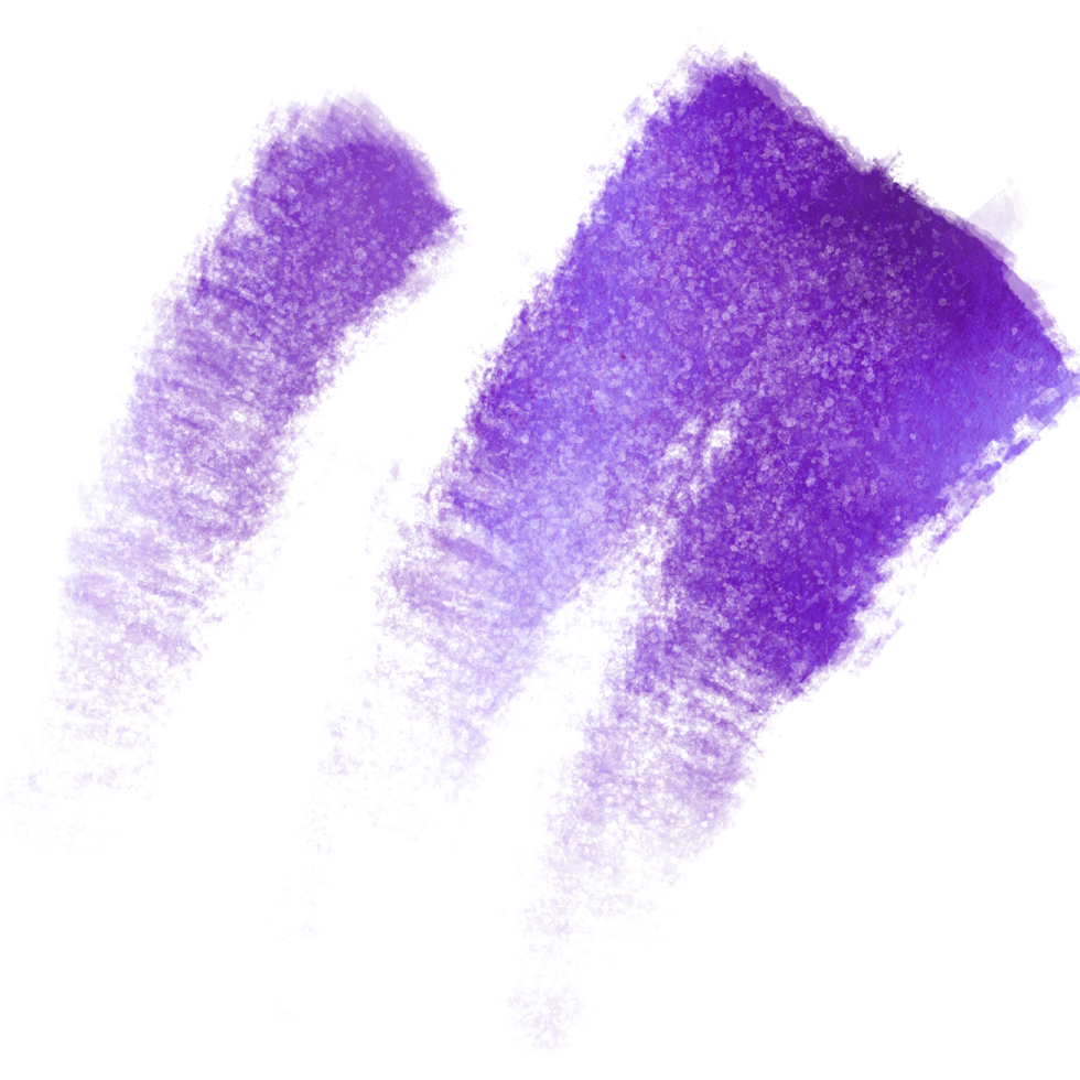 A Purple stroke where rugged grunge features merge with gentle watercolor washes png