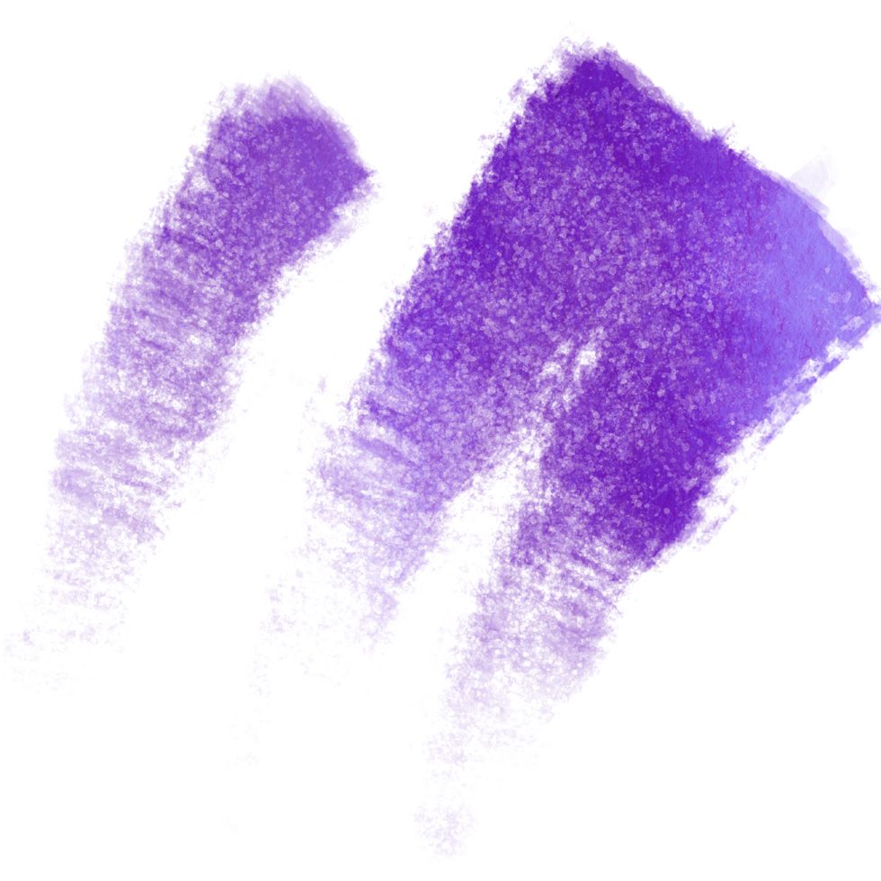 A rugged Purple stroke merging rough grunge textures with soft watercolor washes png