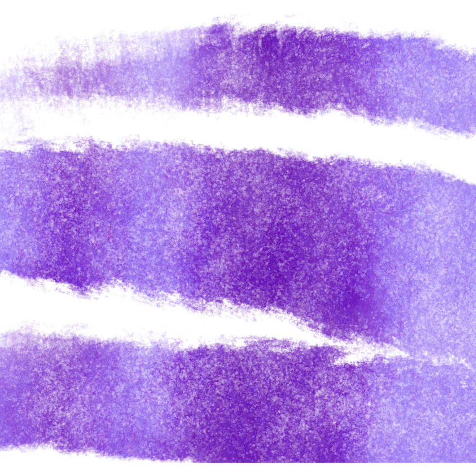 A rough edged Purple stroke blending grunge textures into smooth watercolor effects png