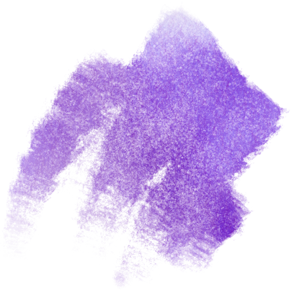 Textured Purple brush stroke dissolving into gentle watercolor fades png