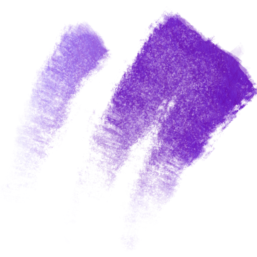 Textured Purple stroke fading into delicate watercolor shades png