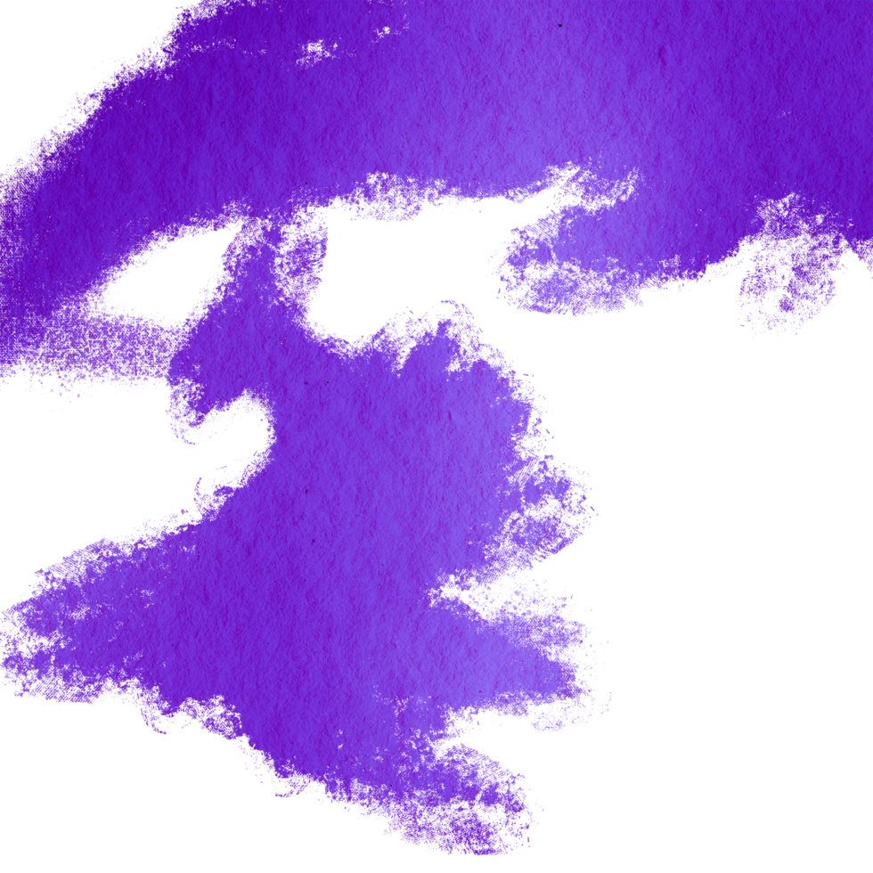 A rough Purple brushstroke transitioning into delicate watercolor gradients png