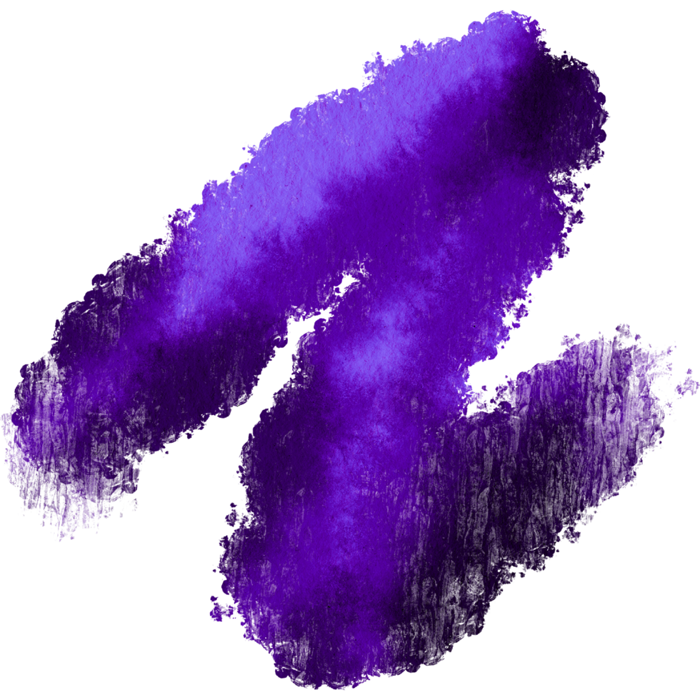 Textured Purple stroke fading into gentle watercolor tones png
