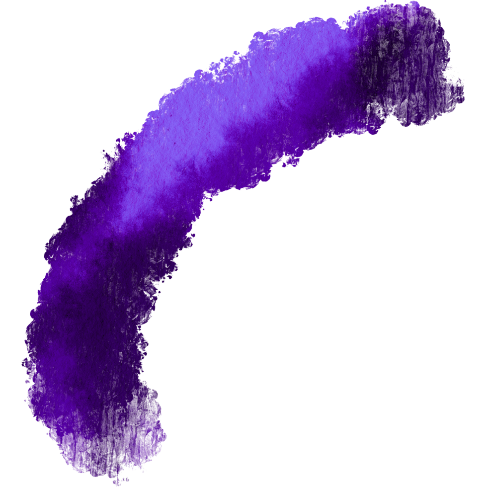 Textured Purple stroke blending into smooth fluid watercolor tones png
