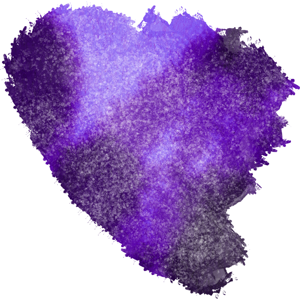 A textured Purple stroke transitioning into delicate watercolor washes png