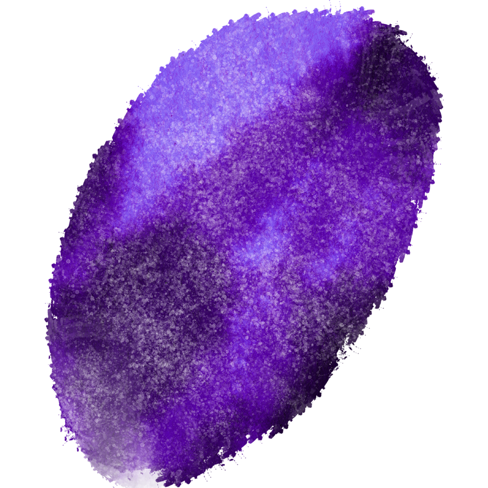 A Purple stroke evolving from gritty textures into smooth watercolor washes png