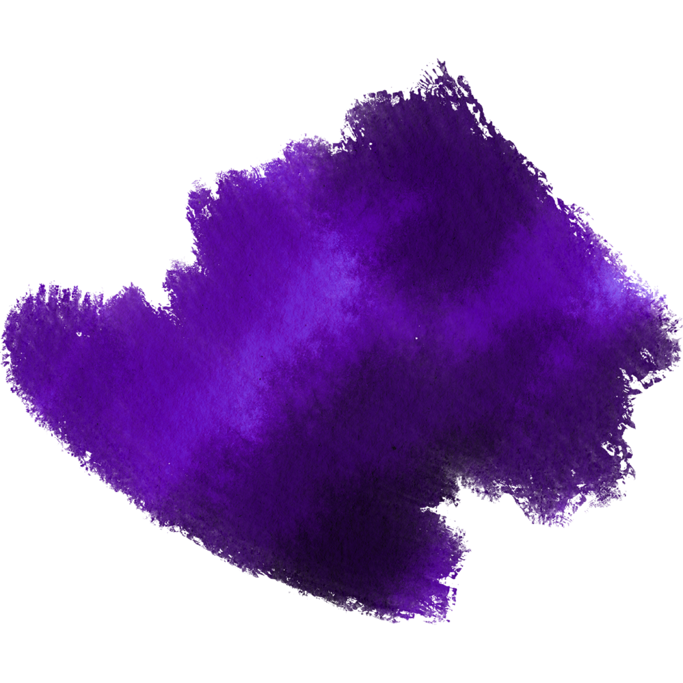 A rugged Purple stroke dissolving into soft watercolor tones png