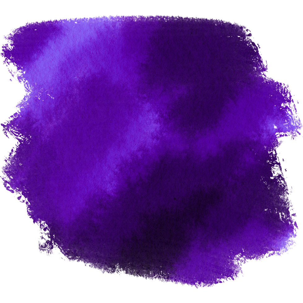 Purple stroke transitioning from grunge textures into smooth watercolor tones png