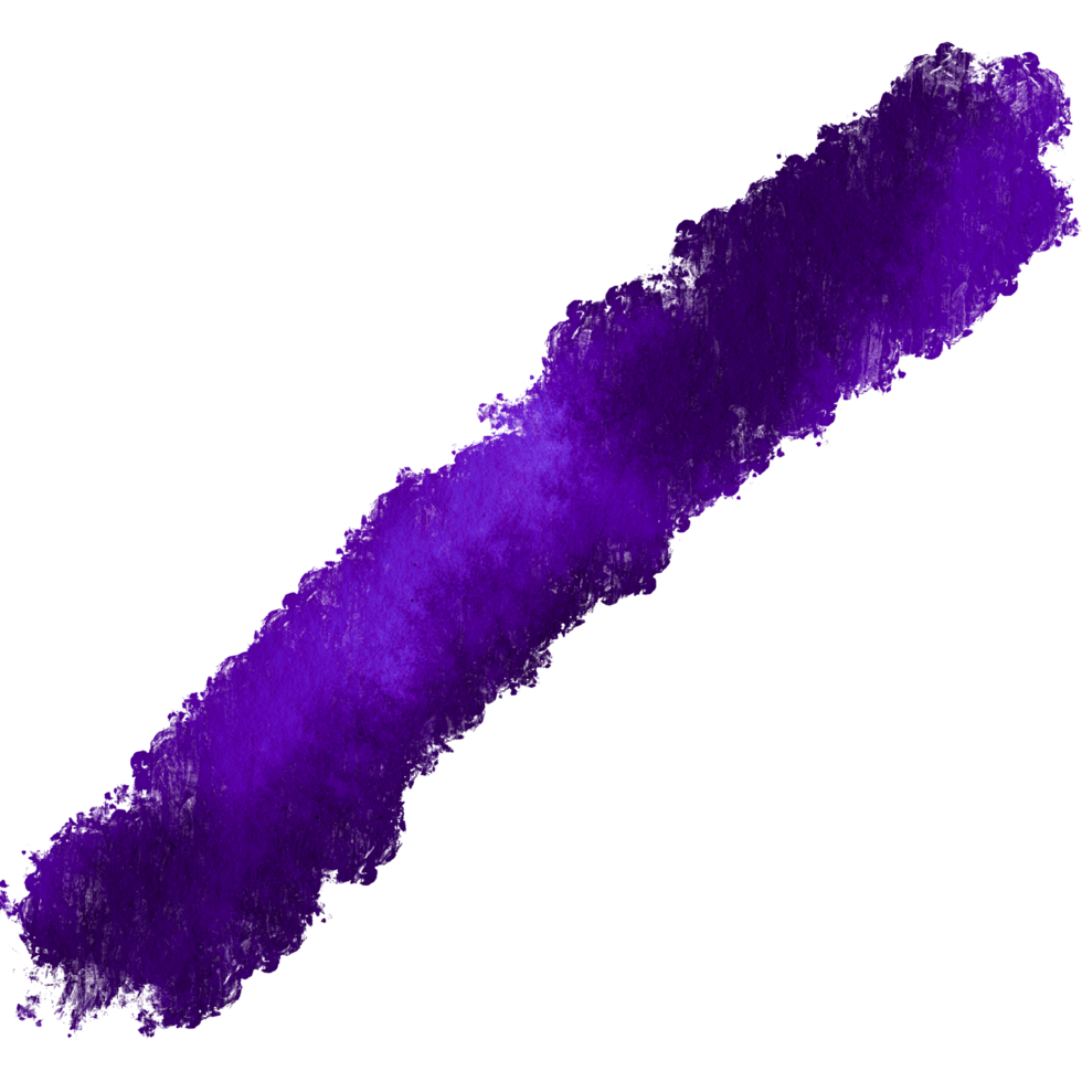 A textured Purple stroke blending into delicate watercolor washes png