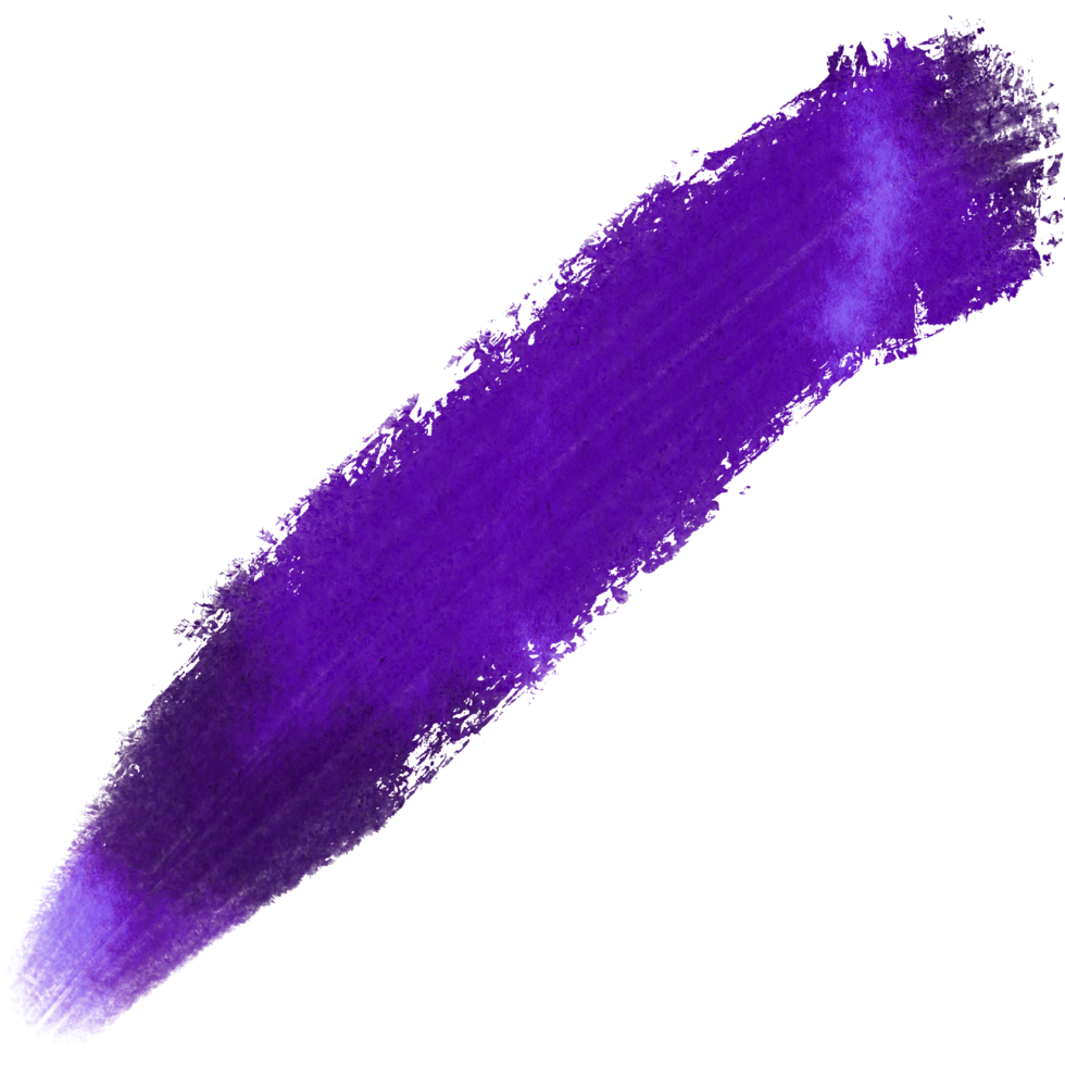 Textured Purple stroke fading into soft flowing watercolor shades png
