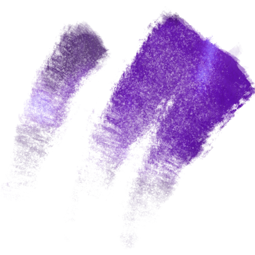 A textured Purple brushstroke fading into soft watercolor hues png