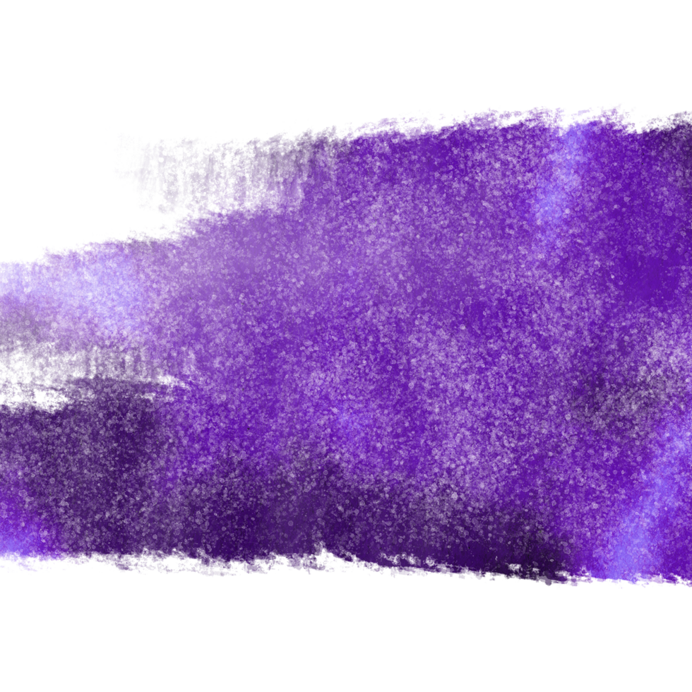 A textured Purple stroke merging into smooth watercolor hues png