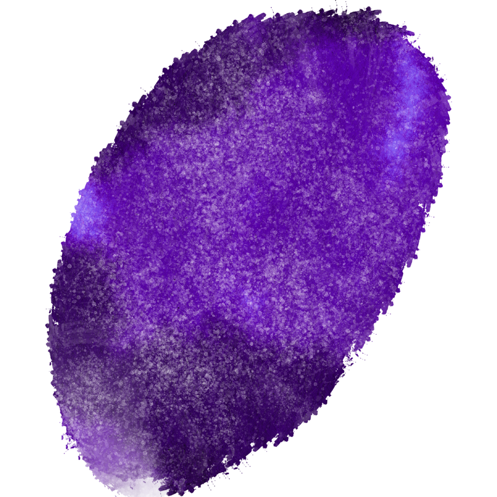 Purple stroke blending gritty textures into delicate watercolor washes png