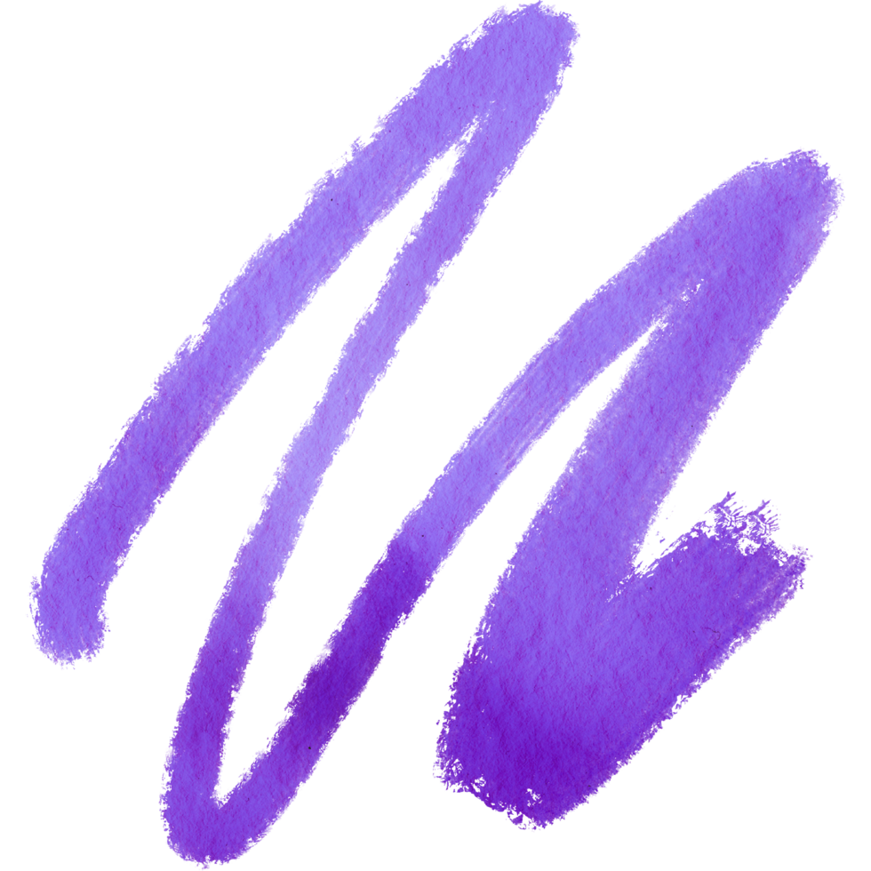 A textured Purple stroke dissolving into smooth gentle watercolor hues png
