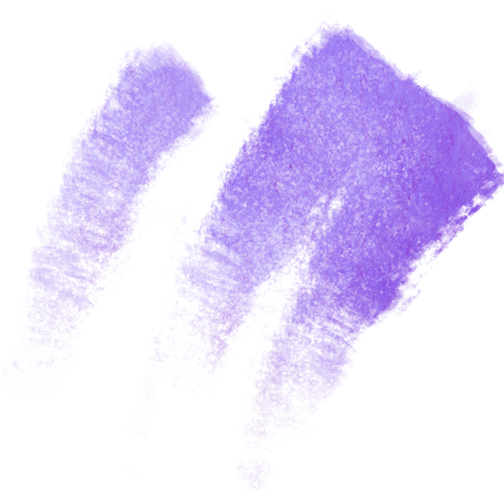 A textured Purple stroke dissolving into gentle watercolor washes png