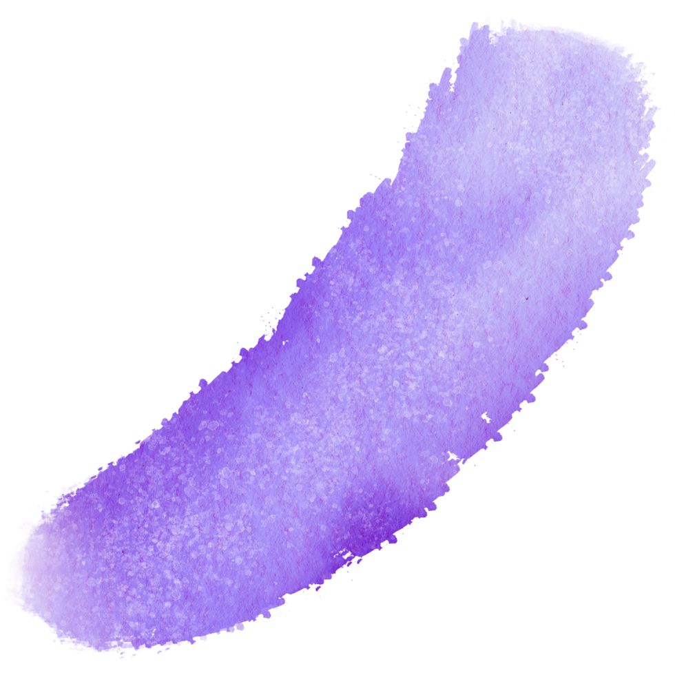 A rugged Purple brushstroke fading into gentle watercolor washes png