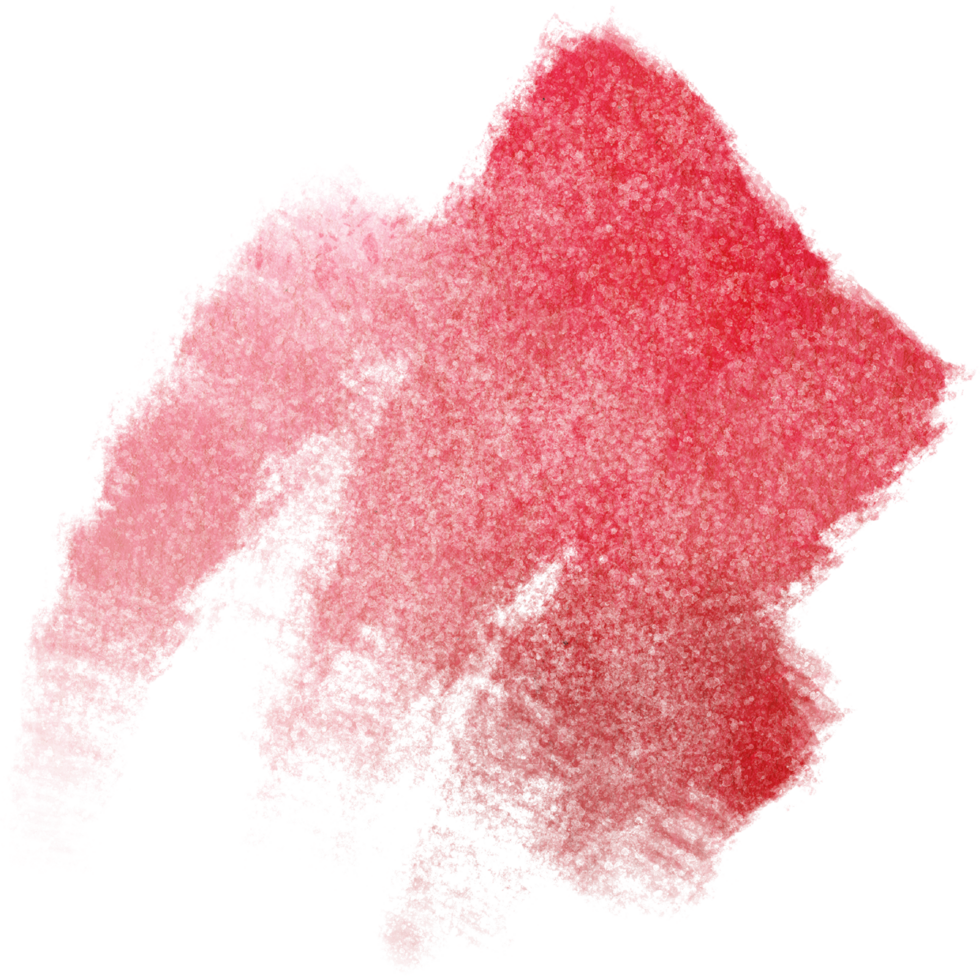 Faded Red brush stroke with grunge textures and a smooth watercolor finish png