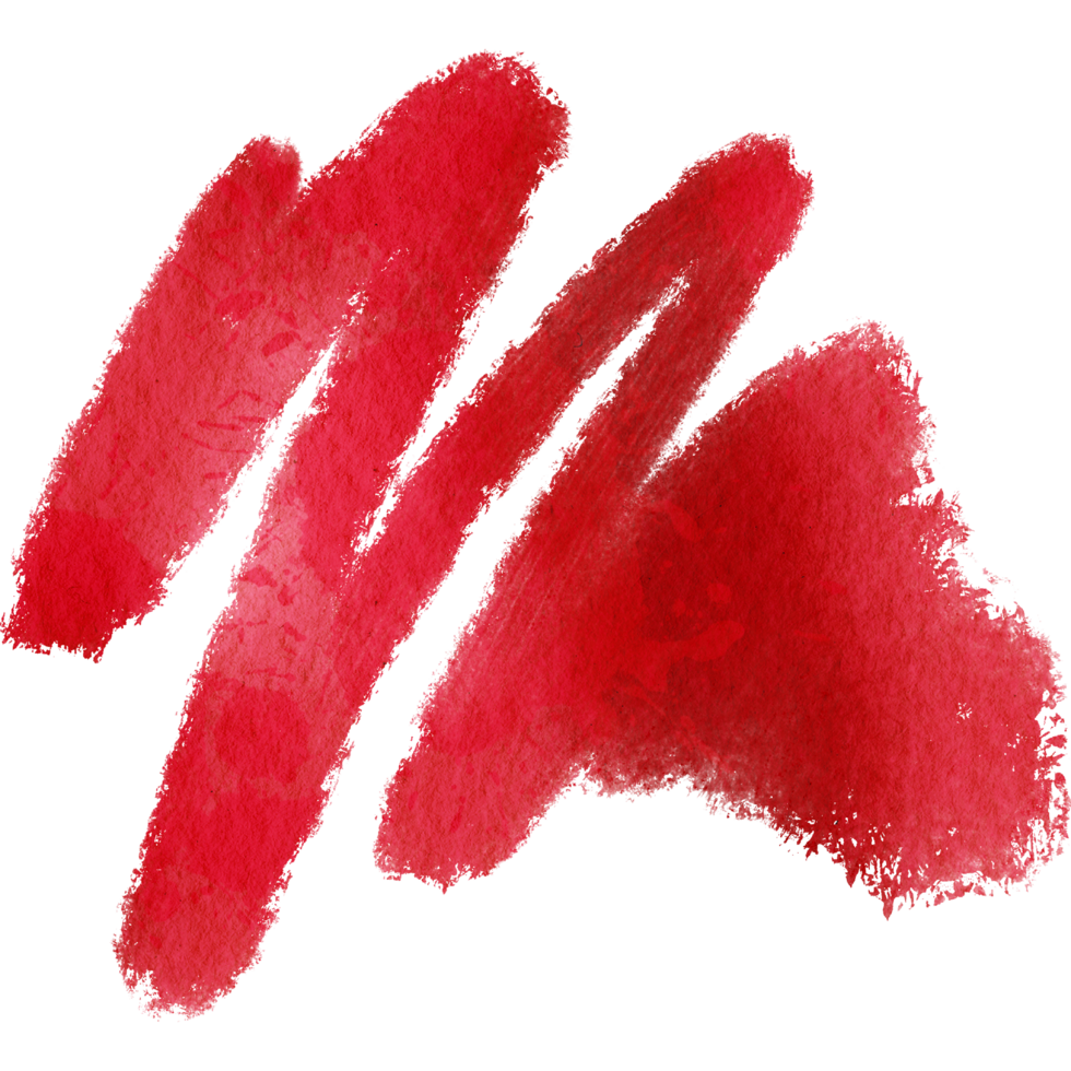 A faded Red stroke with grunge edges and smooth blending png