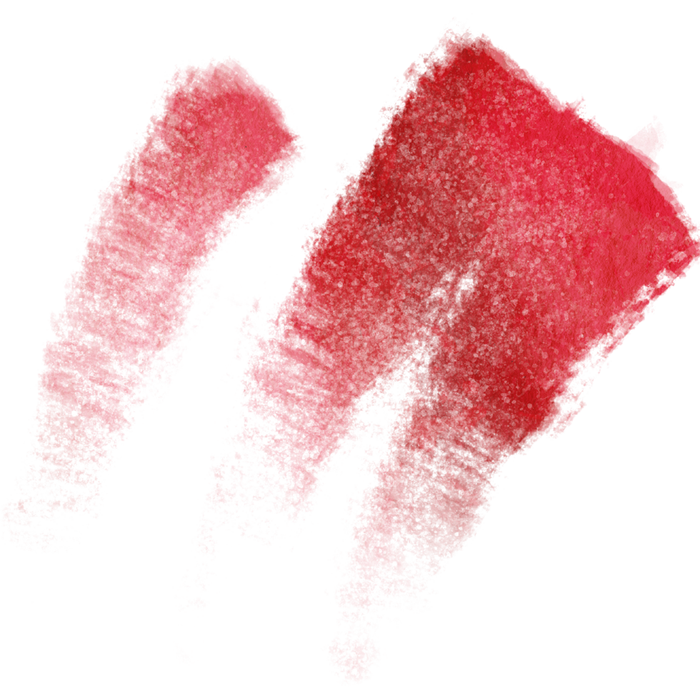 A faded Red brush stroke with rugged grunge textures and smooth watercolor blending png