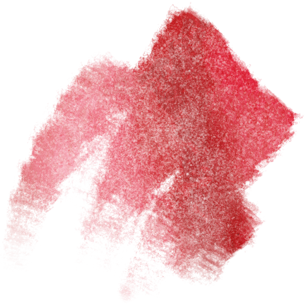 Red brush stroke with rough textures and smooth blending png