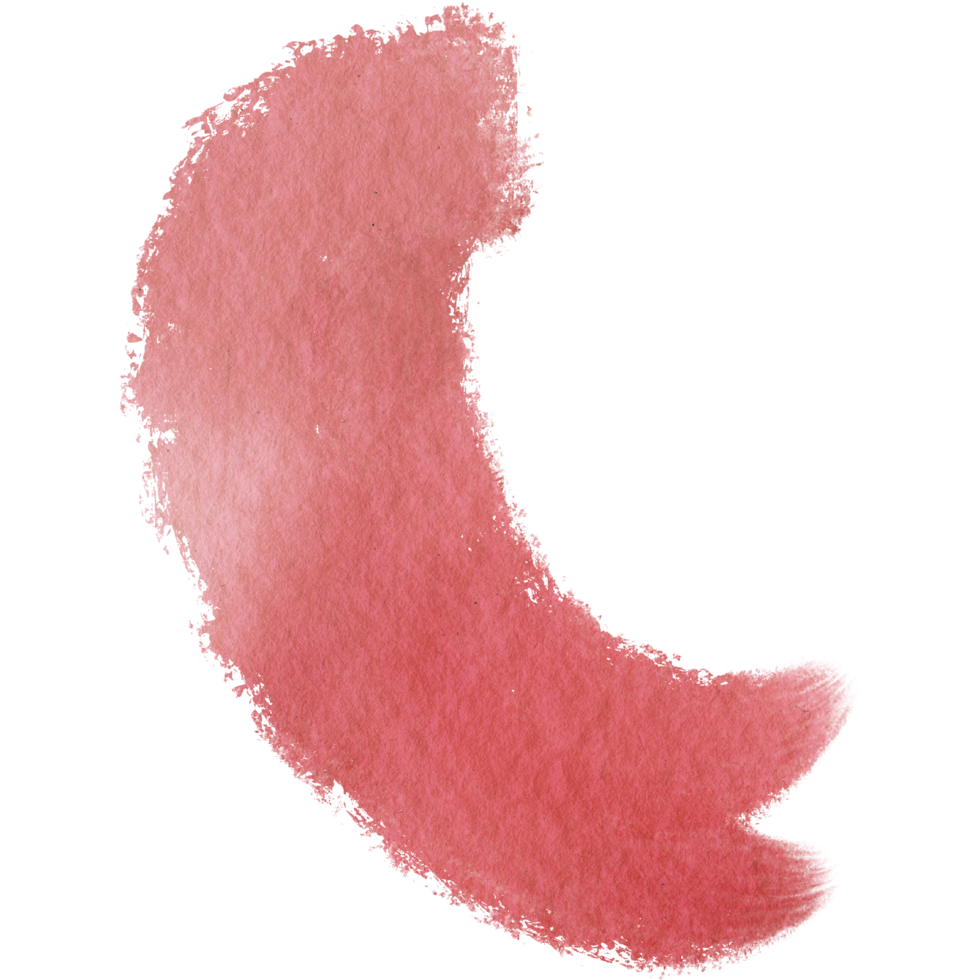 Red watercolor brush strokes with gritty hand drawn grunge details png