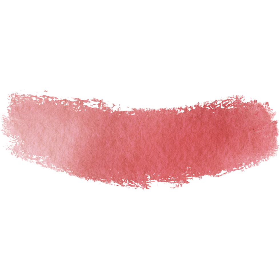A bold Red watercolor brush stroke with rugged hand drawn grunge marks png