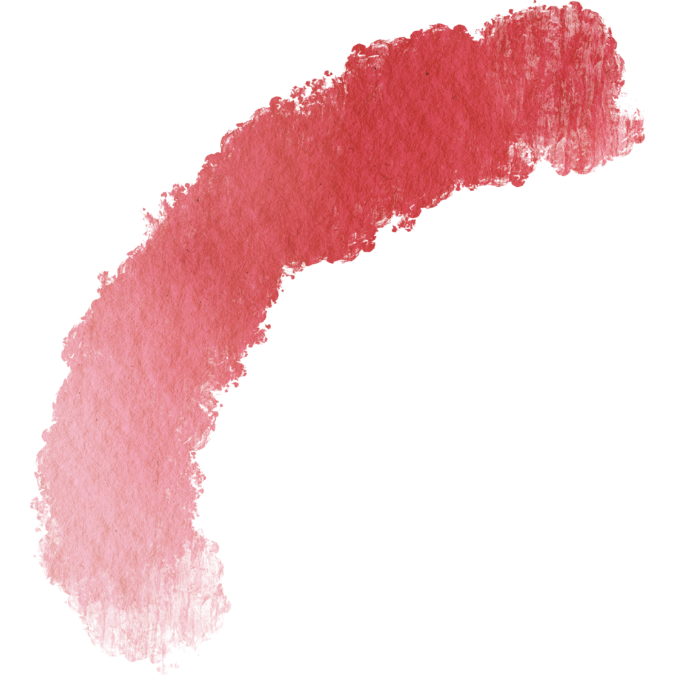 Red watercolor brush strokes fading into raw textured grunge inspired edges png