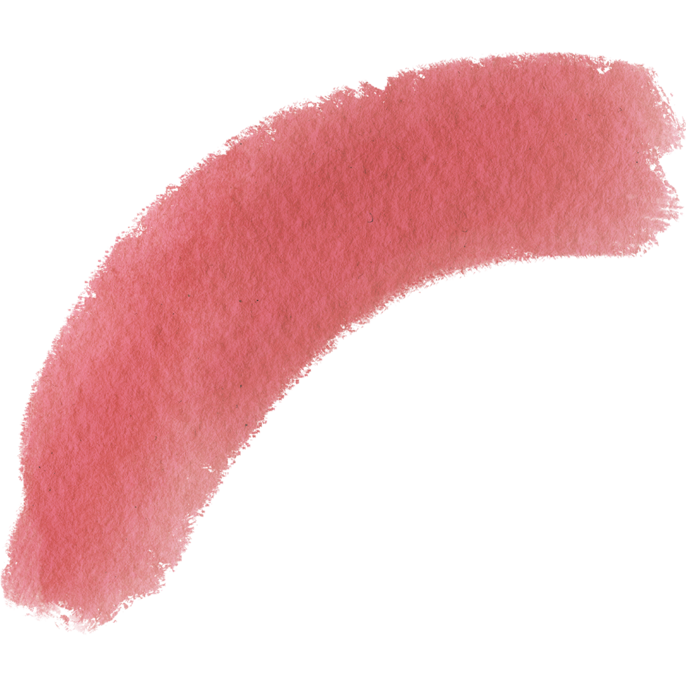 Red watercolor brush strokes fading into textured rugged hand drawn grunge edges png