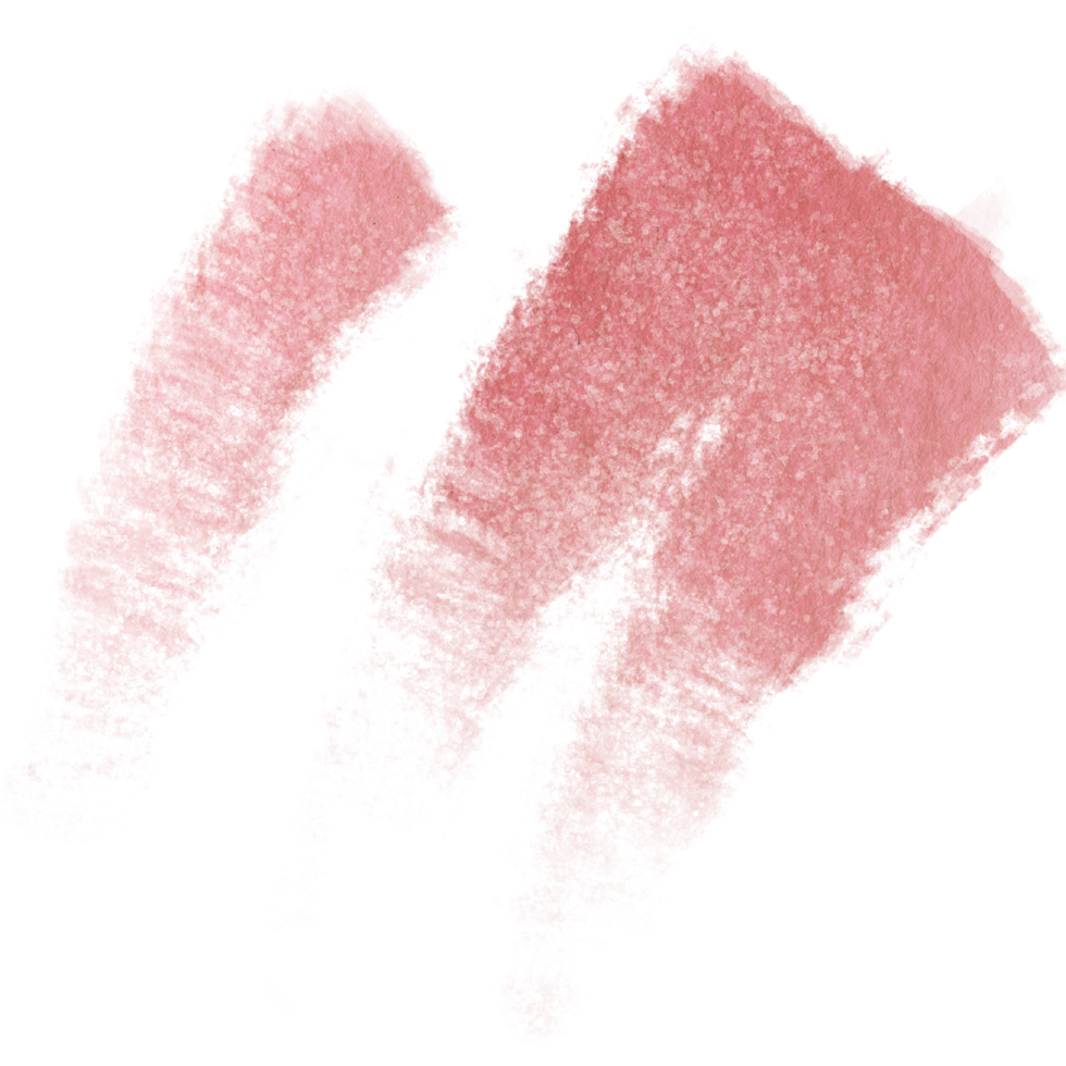 Hand drawn Red watercolor brush strokes blending into textured rough grunge marks png