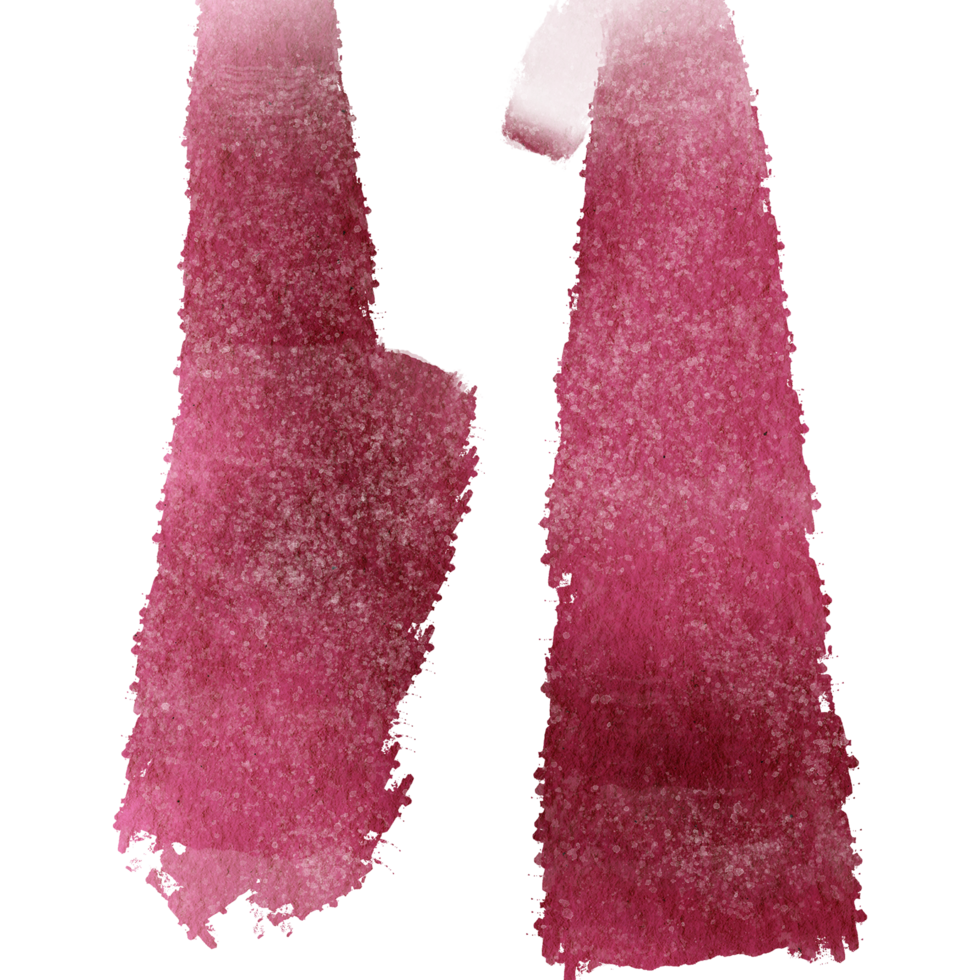Beautiful Red watercolor brush strokes with rough textured grunge marks png