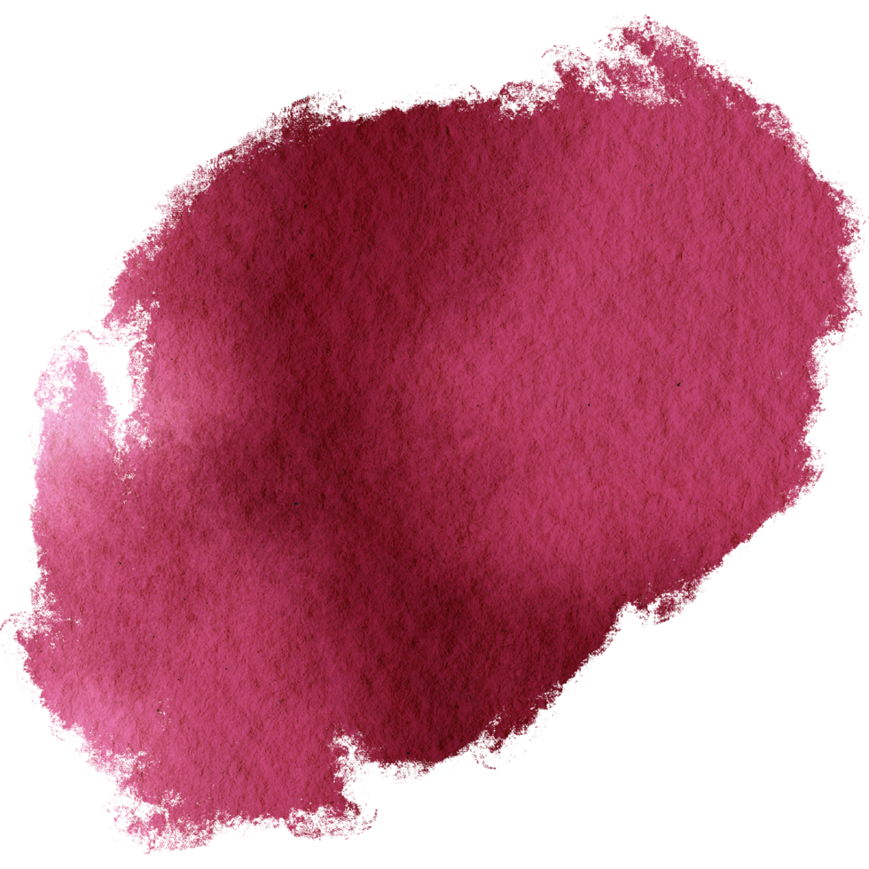 A raw Red watercolor brush stroke with soft transitions into gritty grunge textures png