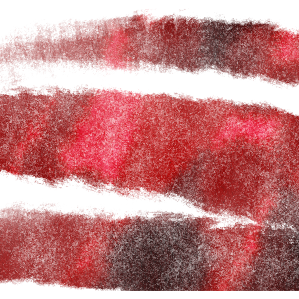 Beautiful Red watercolor strokes fading into rough gritty grunge inspired details png