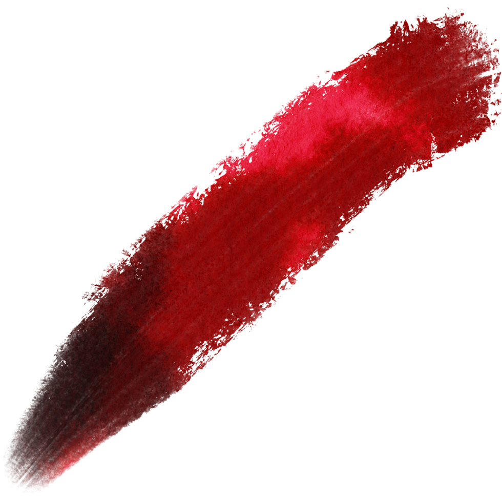 A beautiful Red watercolor stroke blending into soft textured grunge layers png