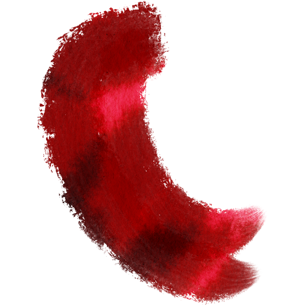 A smooth Red watercolor blending into softly textured grunge like finishes png