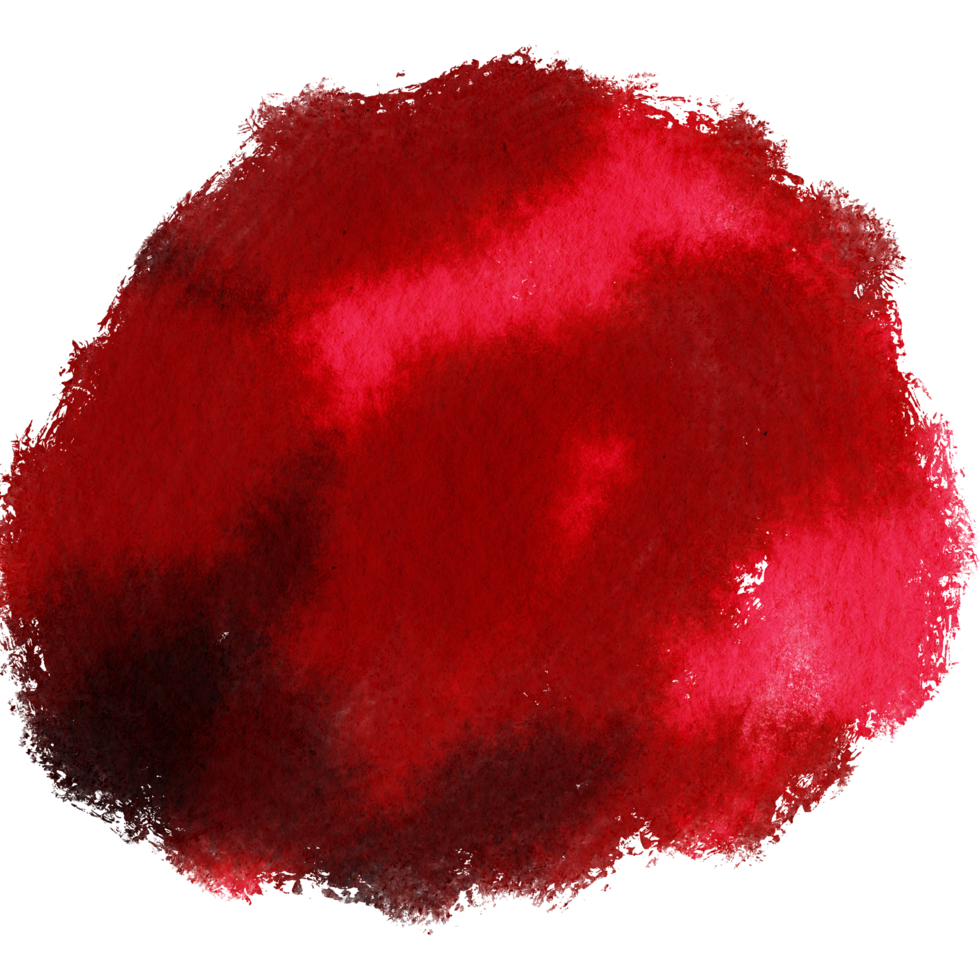 A stunning Red watercolor merging into soft subtle grunge inspired textures png