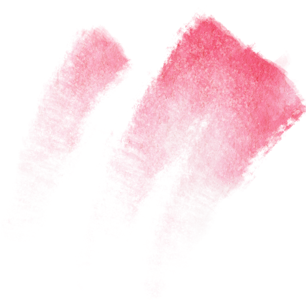 Red stroke blending rugged grunge elements with soft watercolor washes png