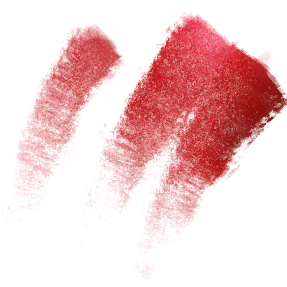 A rough edged Red stroke blending rugged textures with fluid watercolor tones png
