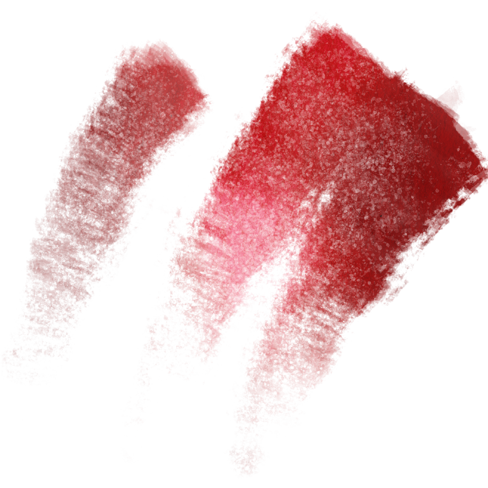 A rough Red stroke merging rugged grunge textures with smooth watercolor tones png